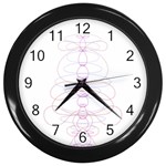 Symmetric Wall Clocks (Black) Front