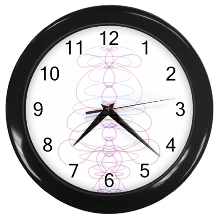 Symmetric Wall Clocks (Black)