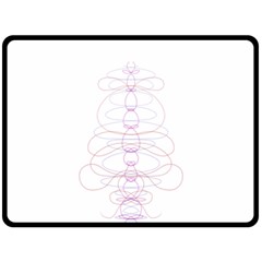 Symmetric Double Sided Fleece Blanket (large) 