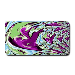 Purple, Green, And Blue Abstract Medium Bar Mats