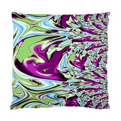 Purple, Green, And Blue Abstract Standard Cushion Cases (two Sides) 