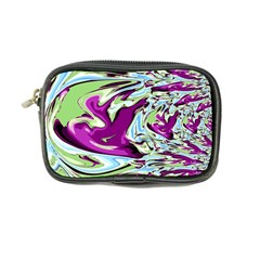 Purple, Green, And Blue Abstract Coin Purse