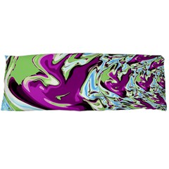 Purple, Green, And Blue Abstract Body Pillow Cases (dakimakura) 