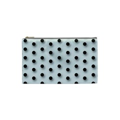 Black And White Polka-dot  Cosmetic Bag (small) 