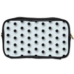 Black And White Polka-dot  Toiletries Bags