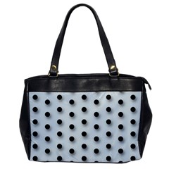 Black And White Polka-dot  Office Handbags