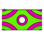 Neon Green Black Pink Abstract  Pencil Cases Front