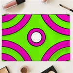 Neon Green Black Pink Abstract  Cosmetic Bag (XXL)  Front