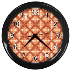 Cute Pattern Gifts Wall Clocks (black)