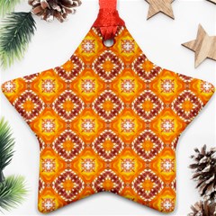 Cute Pattern Gifts Star Ornament (two Sides) 