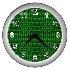 Cute Pattern Gifts Wall Clocks (silver) 