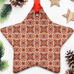 Cute Pattern Gifts Star Ornament (two Sides) 