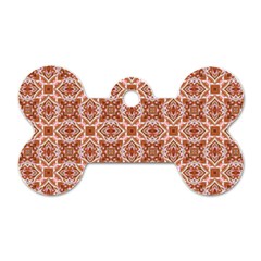 Cute Pattern Gifts Dog Tag Bone (one Side)