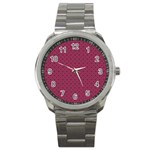 Cute Pattern Gifts Sport Metal Watches Front