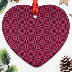 Cute Pattern Gifts Heart Ornament (2 Sides)