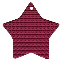 Cute Pattern Gifts Star Ornament (two Sides) 