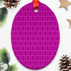 Cute Pattern Gifts Ornament (oval) 