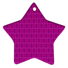 Cute Pattern Gifts Ornament (star) 