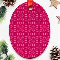 Cute Pattern Gifts Ornament (oval) 