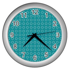 Cute Pattern Gifts Wall Clocks (silver) 