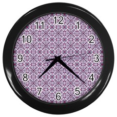 Cute Pattern Gifts Wall Clocks (black)