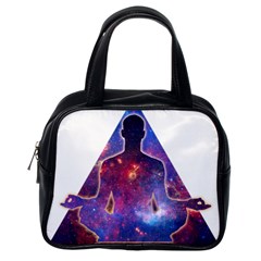 Deep Meditation Classic Handbags (one Side) by Lab80