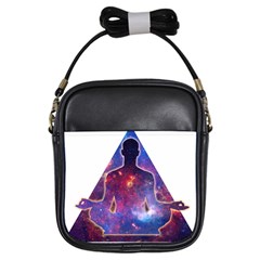 Deep Meditation Girls Sling Bags by Lab80