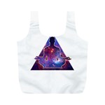 Deep Meditation Full Print Recycle Bags (M)  Back