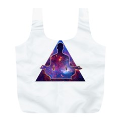 Deep Meditation Full Print Recycle Bags (l) 