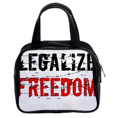 Legalize Freedom Classic Handbags (2 Sides) by Lab80