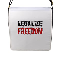 Legalize Freedom Flap Messenger Bag (l)  by Lab80