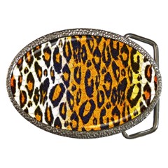 Brown Cheetah Abstract  Belt Buckles