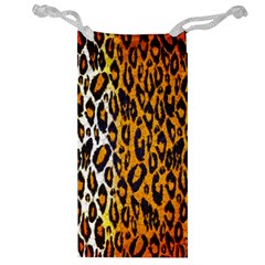 Brown Cheetah Abstract  Jewelry Bags