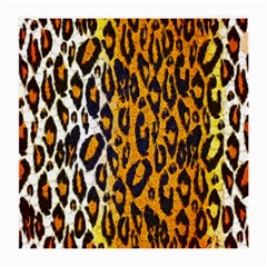 Brown Cheetah Abstract  Medium Glasses Cloth