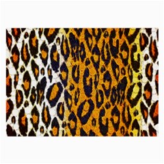 Brown Cheetah Abstract  Large Glasses Cloth (2-side)