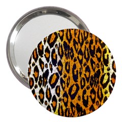 Brown Cheetah Abstract  3  Handbag Mirrors