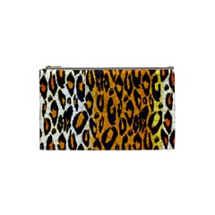 Cheetah Abstract Pattern  Cosmetic Bag (small) 