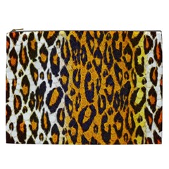 Cheetah Abstract Pattern  Cosmetic Bag (xxl) 