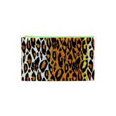 Cheetah Abstract Pattern  Cosmetic Bag (xs)