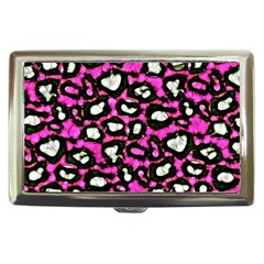 Pink Black Cheetah Abstract  Cigarette Money Cases