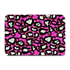 Pink Black Cheetah Abstract  Plate Mats