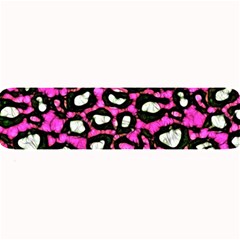 Pink Black Cheetah Abstract  Large Bar Mats