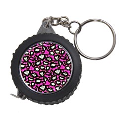 Pink Black Cheetah Abstract  Measuring Tapes