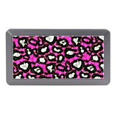 Pink Black Cheetah Abstract  Memory Card Reader (mini)