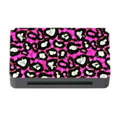 Pink Black Cheetah Abstract  Memory Card Reader With Cf by OCDesignss