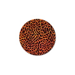 Lava Abstract Pattern  Golf Ball Marker (4 Pack)