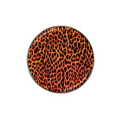 Lava Abstract Pattern  Hat Clip Ball Marker (4 Pack)