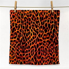 Lava Abstract Pattern  Face Towel