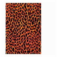 Lava Abstract Pattern  Small Garden Flag (two Sides)