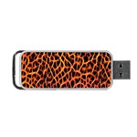 Lava Abstract Pattern  Portable USB Flash (One Side) Front